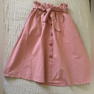 Tie-front Skirt